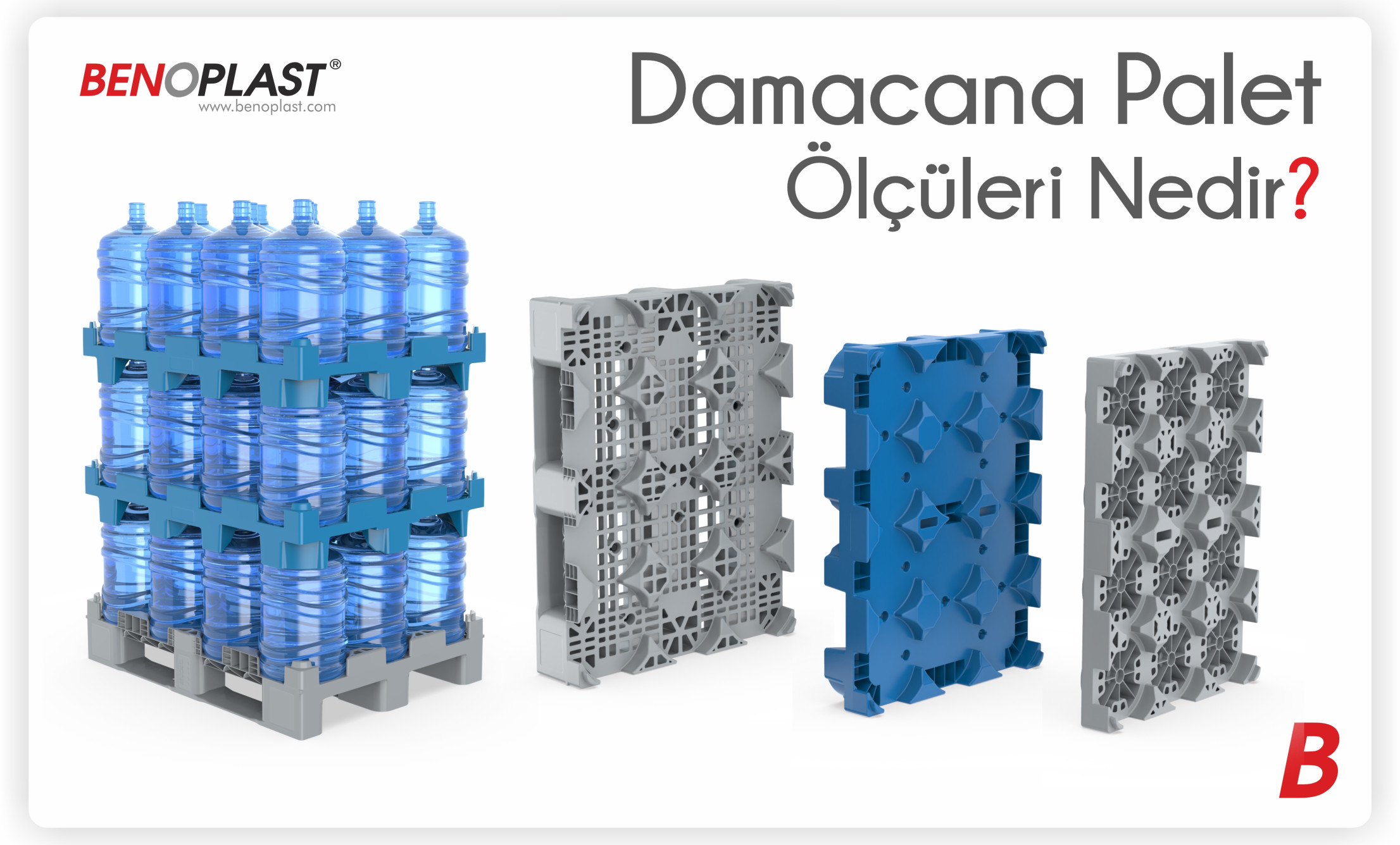 Damacana Palet Ölçüleri Nedir?