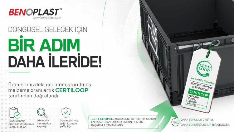 Benoplast, Recycled Content Certification (EN 15343) Belgesini Aldı